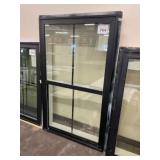 36" x 48" Black Single Hung Window