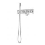 Wall Mount Polished Chrome Tub Filler Trim Kit