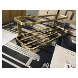 Groheï¿½ Brush Brass 24" Towel Rack