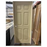 36" x 80" RH 6-Panel Primed Interior Door