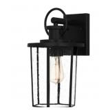 Ashley 1-Bulb Wall Lantern in Black x 5