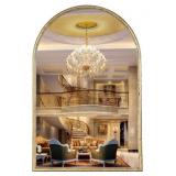 24 X 36 Cavin Home Antique Gold Arched Mirror