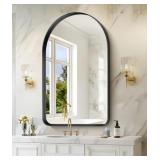 Nimruy Arched Mirror Black Frame 30X48