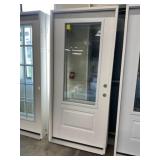 36" x 80" LH Fiberglass MV Exterior Door