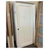 36" x 80" RH Primed Single Panel Interior Door