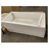 (3) 60" x 30" White RH Composite Bathtubs