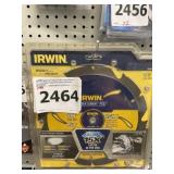Irwin 10" 6T Carbide Tipped Fiber-Cement Saw Blade