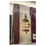 Medium Exterior Wall Lantern In Bronze x2