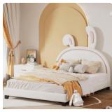 Full Size Bunny Platform Bed Frame