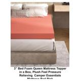 Jacia House 3" Queen Memory Foam Mattress Topper