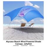 Alycaso Beach Wind Powered Jelly Fish Shade