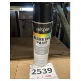 Tray of Valspar Black Marking Paint x 2