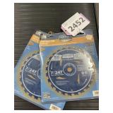 Century Toolï¿½ 7-1/4" 40T Carbide Tipped Blades x 2