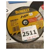 (4ct) Dewaltï¿½ 10" Metal Cutting Abrasive Blades