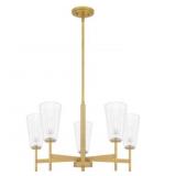 Ashley 5-Bulb Island Light in Brass