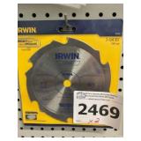 Irwinï¿½ 7-1/4" Carbide Tipped Fiber Cement Blade x2