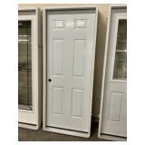 32" x 80" RH Steel 6-Panel Exterior Door