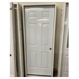 32" x 80" Left-Handed 6-Panel Exterior Door