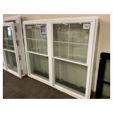 71" x 59" Twin Single Hung Vinyl Window