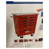 5-Drawer Rolling Black and Red Tool Box