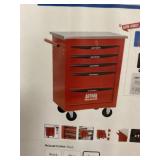 5-Drawer Rolling Black and Red Tool Box
