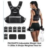 Paceearth 11-20lb Adjustable Weighted Vest