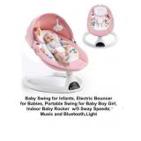 Electric Baby Rocking Chair Pink