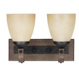 Seagullï¿½ 2-Bulb Vanity Light in Seadust