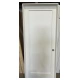 32" x 80" LH Single Panel Primed Wood Door