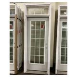 32" x 80" LH Steel 15-Lite Ext. Door W/Transom