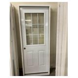 32" x 80" RH Steel HV 4-Lite Exterior Door