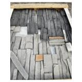 Pallet of Black Onyx/Light Gray Facestone