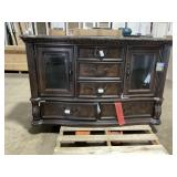60"W San Marino Server with Marble Top