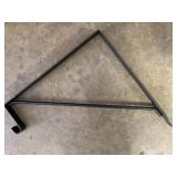 Heavy-Duty Shelf & Rod Bracket in Black
