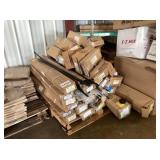 Pallet of Mixed Banister Spindles and Caps