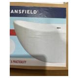 69" x 36" Freestanding Fiberglass Bathtub in White
