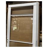 32" x 80" 3/4 View Storm Door in White