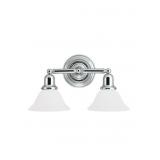 Generation 2-Bulb Vanity Light in Chrome x 2