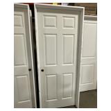 32" x 80" RH 6-Panel MDF Interior Door in Tan