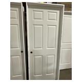 32" x 80" RH 6-Panel MDF Interior Door in Tan