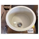 16" Round Dual Mount Sink