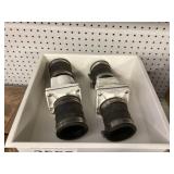 Vent Box with Pipe Couplings for One Money