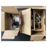 Polished Brass Non-Turning Doorknob x 3