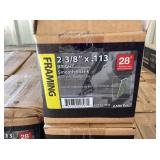 Box of (2,500) 2-3/8" x .113 Framing Nails x2