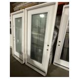 36" x 80" FV Fiberglass LH Exterior Door in White