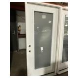 36" x 80" FV Steel RH Exterior Door in White