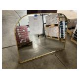 40" x 34" Brass Framed Blaire Mirror