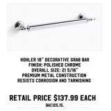 Kohler 18" Decorative Grab Bar.