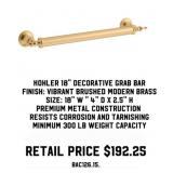 Kohler 18" Decorative Grab Bar.