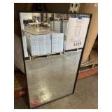 24" x 40" Rectangular Mirror with Black Frame